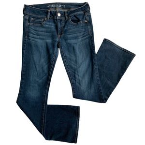 American Eagle Kick boot dark wash jeans size 6